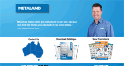 Desktop Screenshot of metaland.com.au
